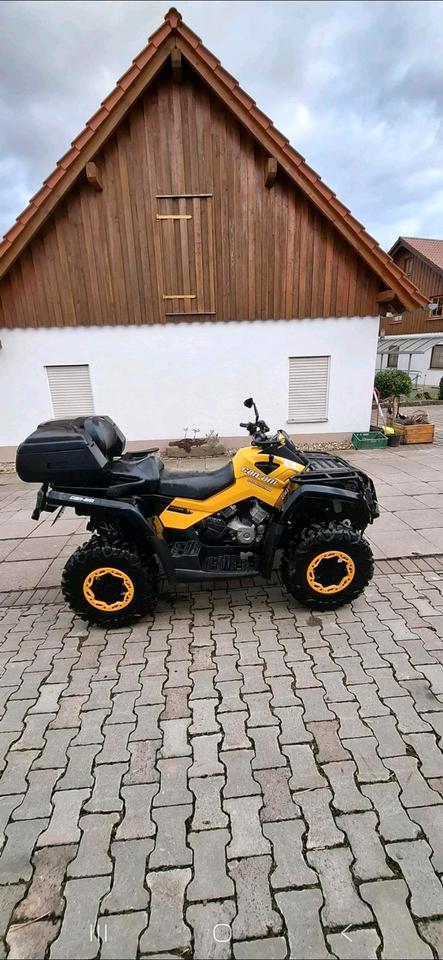  Quad, Can Am Outlander 650 V-TWIN EFI 2012 — engine 650 ccm
