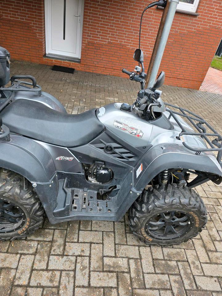 Kymco Quad ATV Kymco MXU 500 IRS DX LOF Zulassung 14 Zoll TÜV 2011 — rear view