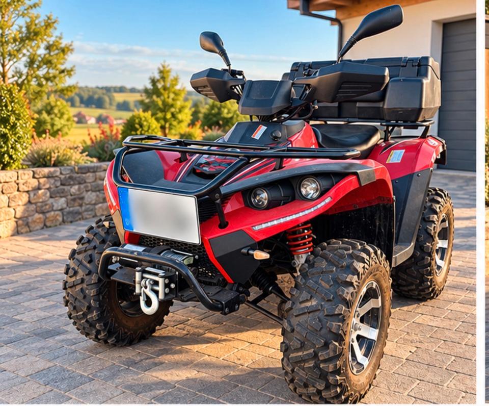 Weitere Motorräder Linhai 400 4x4 Quad / ATV – TÜV neu – Seilwinde – AHK – Heckbox 2014 — авто для ЗСУ з Європи