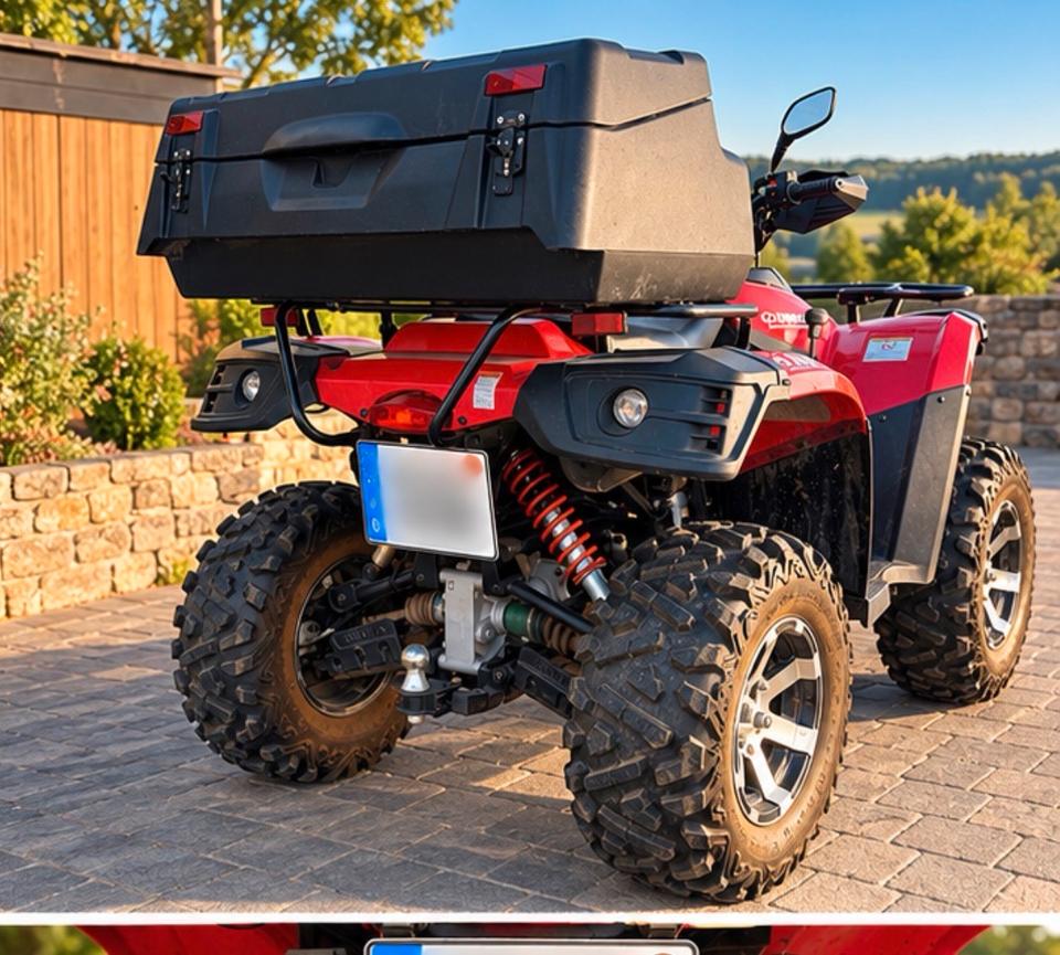 Weitere Motorräder Linhai 400 4x4 Quad / ATV – TÜV neu – Seilwinde – AHK – Heckbox 2014 — вигляд ззаду