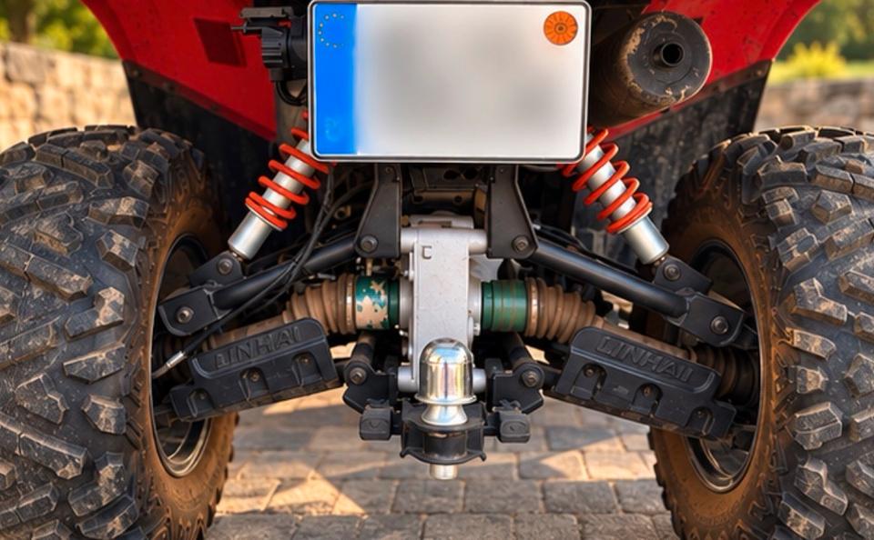 Weitere Motorräder Linhai 400 4x4 Quad / ATV – TÜV neu – Seilwinde – AHK – Heckbox 2014 — салон