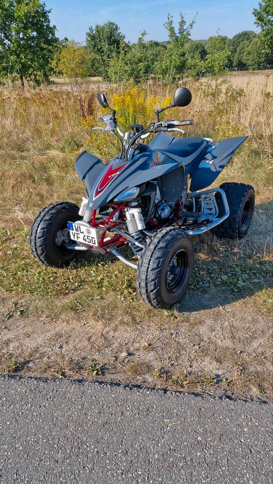 Yamaha YFZ 450 Motor neu LOF HU neu Quad 2009 — салон