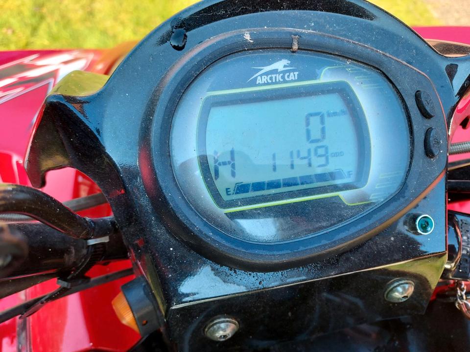  quad atv 450 xc acticat 2014 — rear view