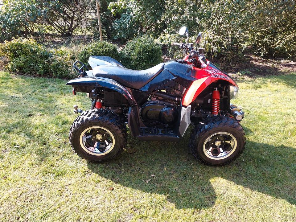  quad atv 450 xc acticat 2014 — engine 450 ccm