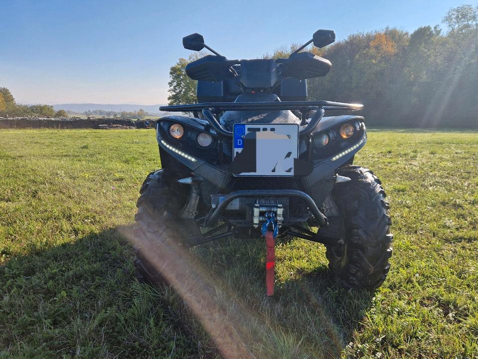 Weitere Motorräder Quad ATV Seilwinde Forst kein TGB TÜV AHK 2014 — rear view
