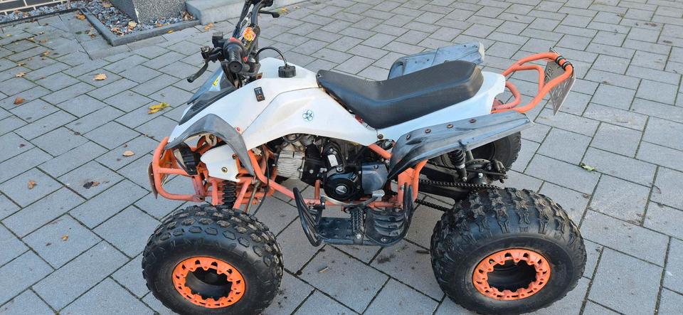 Weitere Motorräder KXD Kinderquad 125 ccm – fahrbereit – Batterie & Bremse neu 2013 — rear view