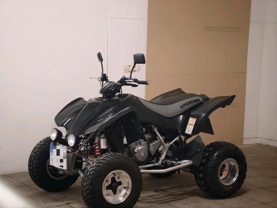 Weitere Motorräder Gelöscht • Hyosung 450 TE LOF Zulassung TÜV NEU | Quad 2008 — engine 450 ccm