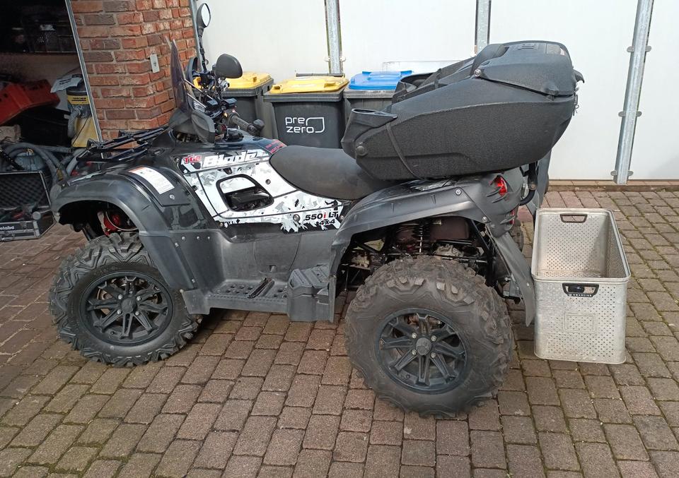 Weitere Motorräder Jagdfahrzeug Quad TGB 550 Seilwinde Heckträger Anhänger 4x4 2013 — engine 550 ccm