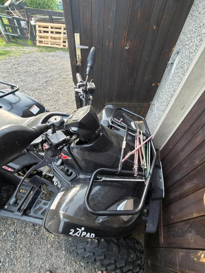 Kymco Quad. Kymco MXU 300. Kymco 2009 — rear view