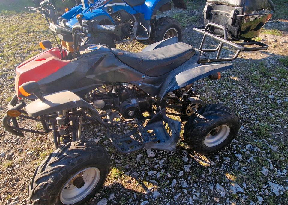 Weitere Motorräder Quad 50er 50ccm Straßenzulassung Automatik Zulassung Papiere 2010 — салон