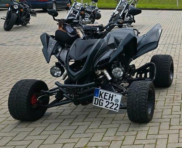 Weitere Motorräder Adly Hurricane 500S LOF 2012 — rear view