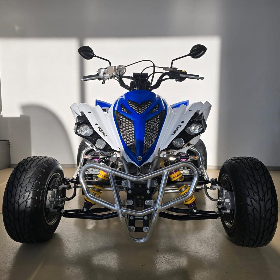 Yamaha YFM Raptor 700 Supermoto Finanzierung Orig. 2562 Km Lof. 2014 — rear view