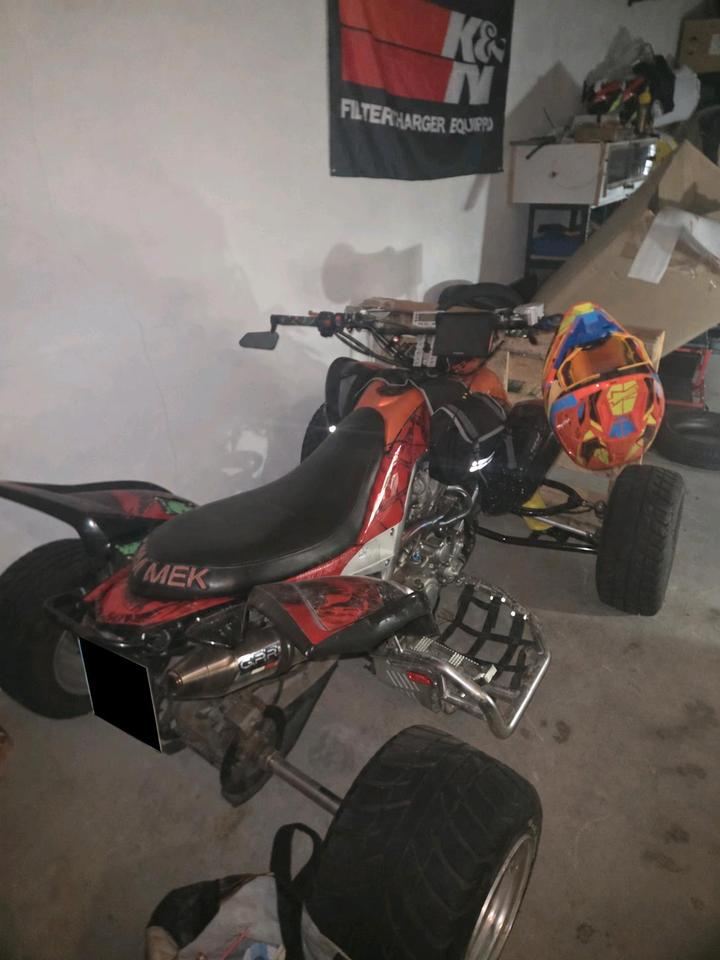 Yamaha Raptor 700 2007 — вигляд ззаду