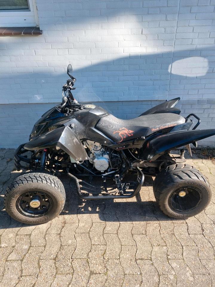 Weitere Motorräder Triton 450 LOF Black Lizard Access 2012 — rear view