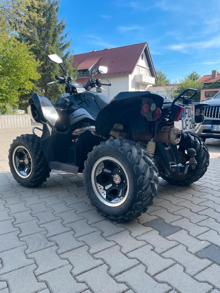 Kymco Quad Kymco Maxxer 450i LOF Zulassung TÜV 04/28 2015 — interior