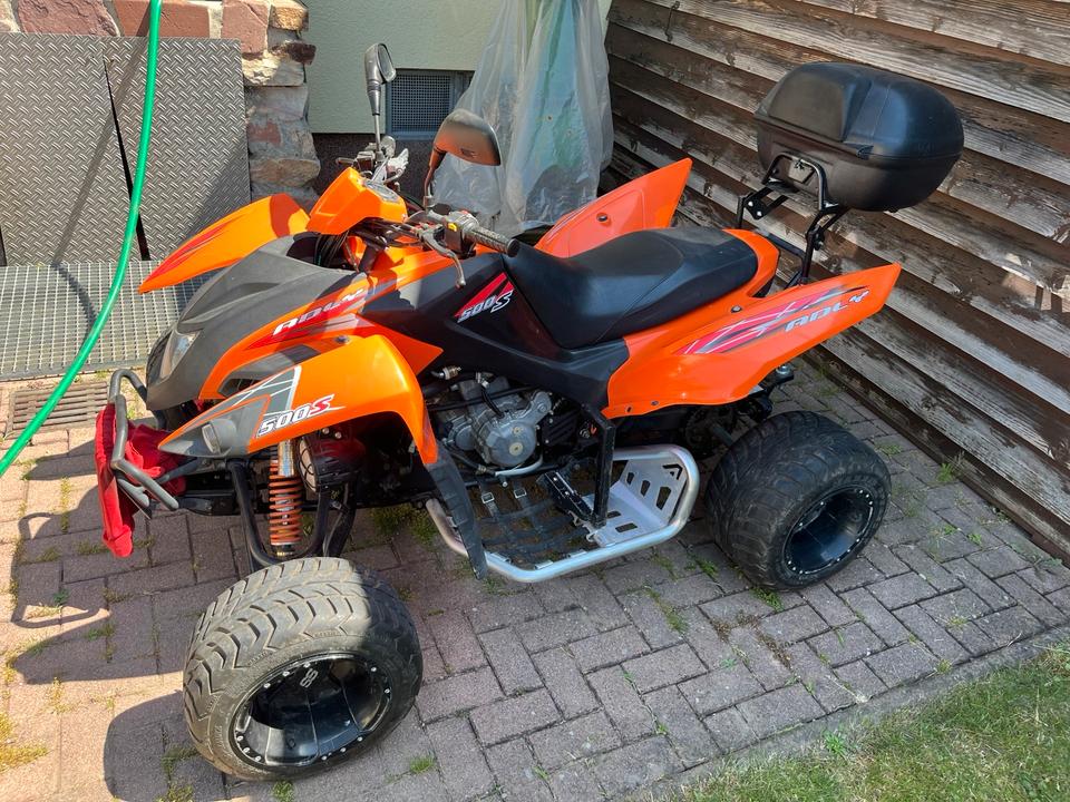  Adly 500S Quad 2008 — rear view