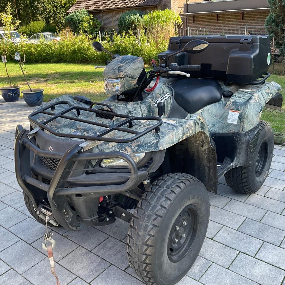 Suzuki Quad, ATV, Suzuki King Quad LT-A 750, Camouflage, Schneeschild., 2012