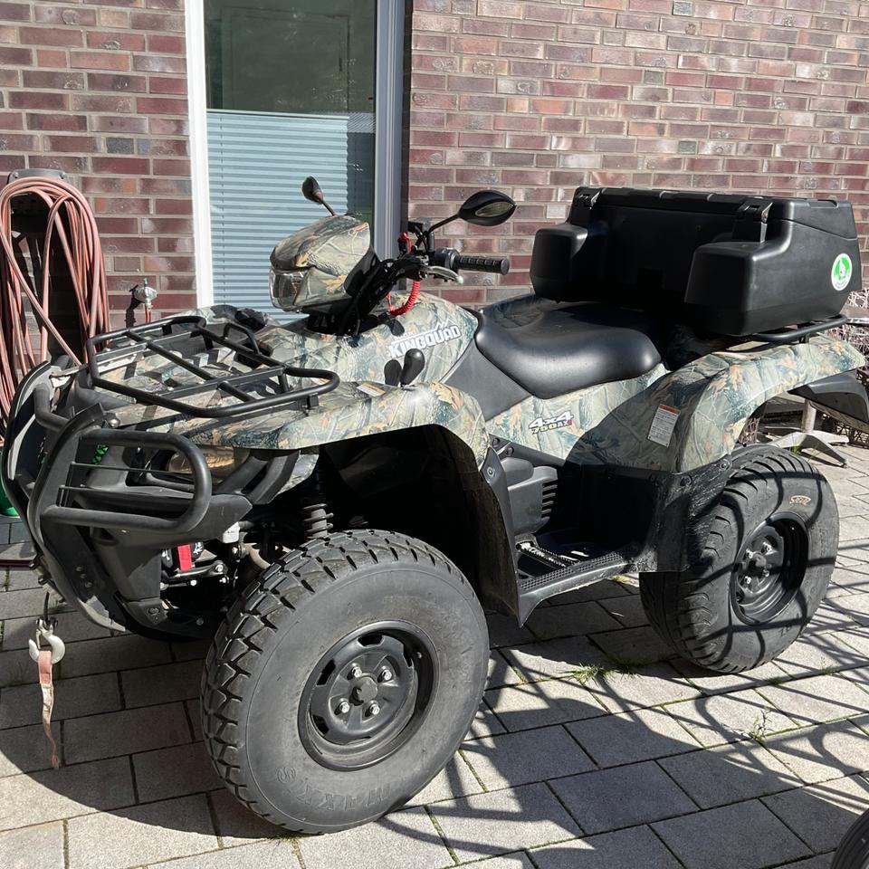 Suzuki Quad, ATV, Suzuki King Quad LT-A 750, Camouflage, Schneeschild. 2012 — engine 722 ccm