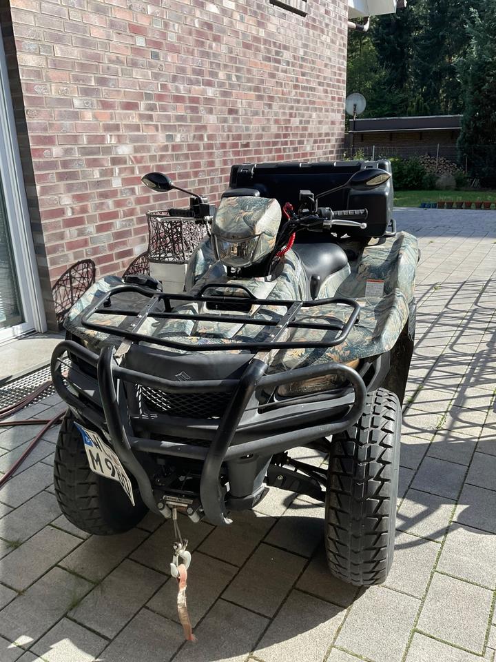 Suzuki Quad, ATV, Suzuki King Quad LT-A 750, Camouflage, Schneeschild. 2012 — photo 5