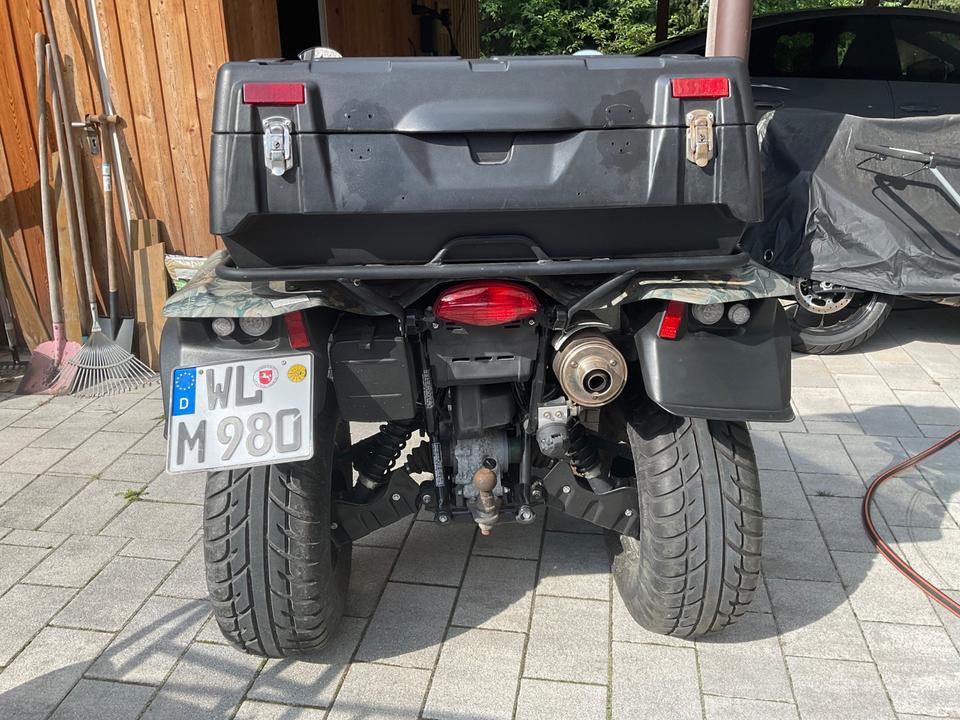 Suzuki Quad, ATV, Suzuki King Quad LT-A 750, Camouflage, Schneeschild. 2012 — photo 8