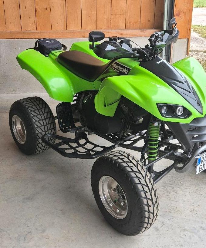 Kawasaki KFX 700 2 Zylinder Quad LOF Zulassung Miedl Scheinwerfer 2004 — interior