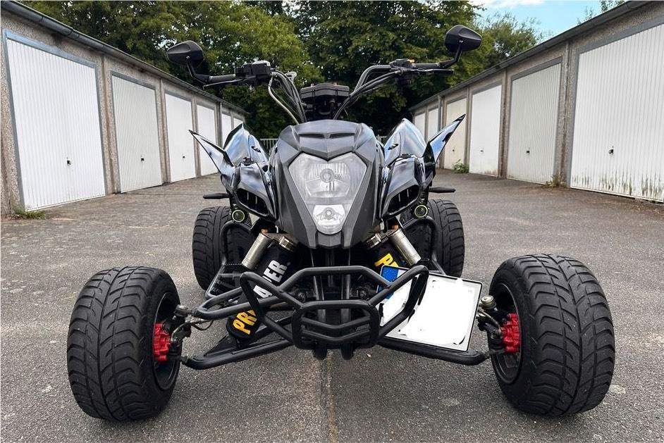 Weitere Motorräder Quad Online X5.5 LOF Zulassung Tief*Breit*Laut-Sportauspuff 2012 — rear view