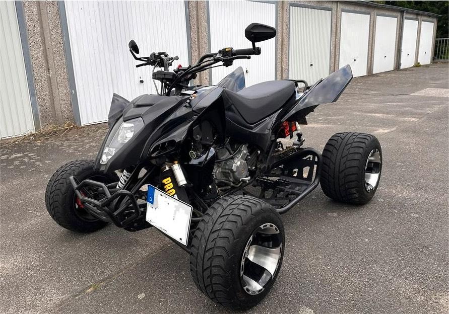 Weitere Motorräder Quad Online X5.5 LOF Zulassung Tief*Breit*Laut-Sportauspuff 2012 — interior