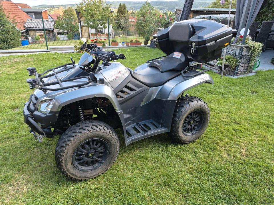 Kymco mxu 450i 4x4 2015 — rear view