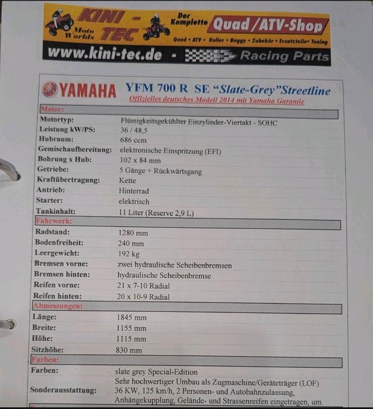 Yamaha Raptor 700 R SE LOFh 2014 — photo 18