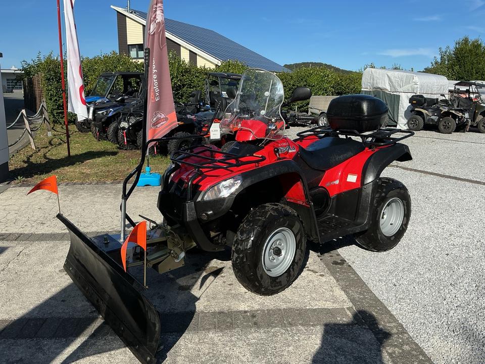Kymco MXU 500 Allrad AHK Schneeschild Koffer Finanzierung Lieferung 2007 — vehicle for AFU Ukraine
