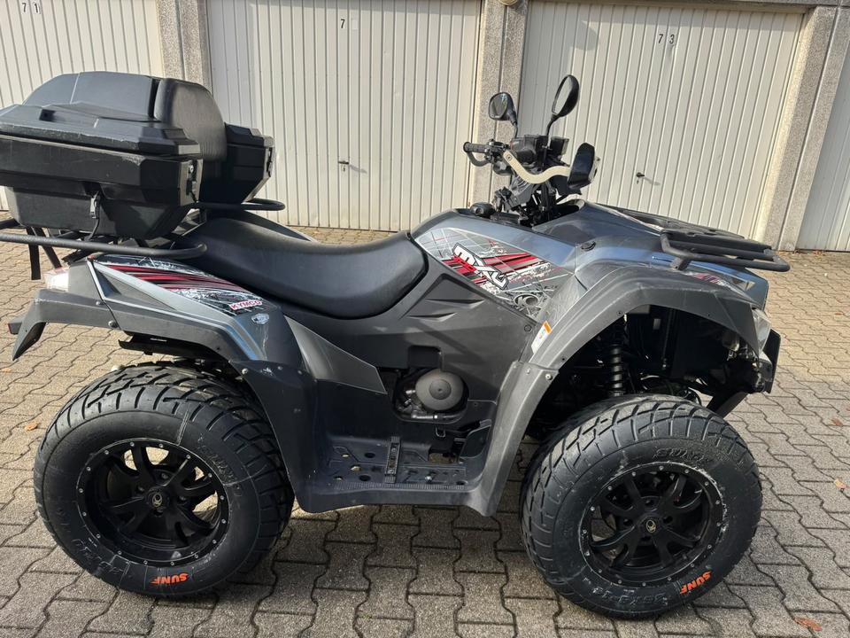 Kymco Quad Kymco mxu 700 Allrad 4x4 LOF Seilwinde 2014 — rear view