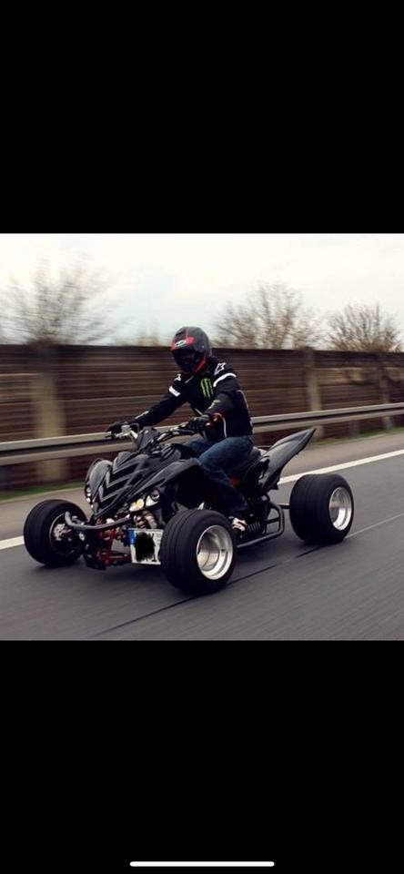 Yamaha Raptor YFM700R Umbau Tuning Tief Breit Laut Quad 2008 — vehicle for AFU Ukraine
