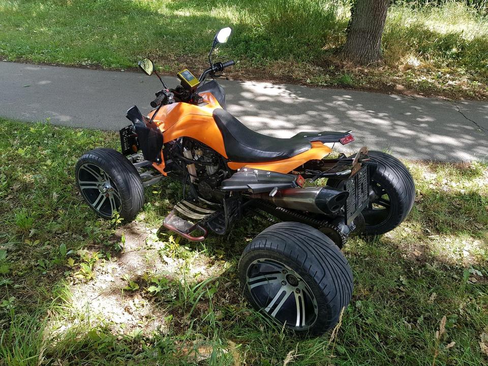  Quad 250ccm Tüv fahrbereit 2 Sitzer Drehgas 2009 — салон