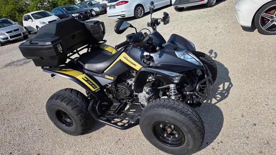 Kymco Maxxer 300 Sportauspuff TÜV 03/27 2015 — engine 271 ccm