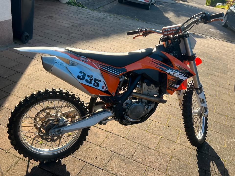 KTM 350 sxf Motocross 2013 — interior