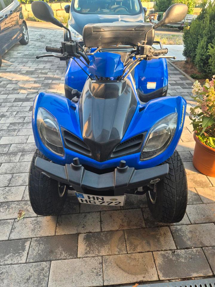 Kymco MXU 250 – Blaues Spaßgerät mit Gepäckabteilung 2009 — vehicle for AFU Ukraine