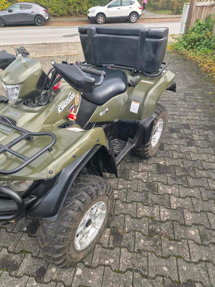 Suzuki King quad LTA 750 POWER STEEING 2013 — rear view