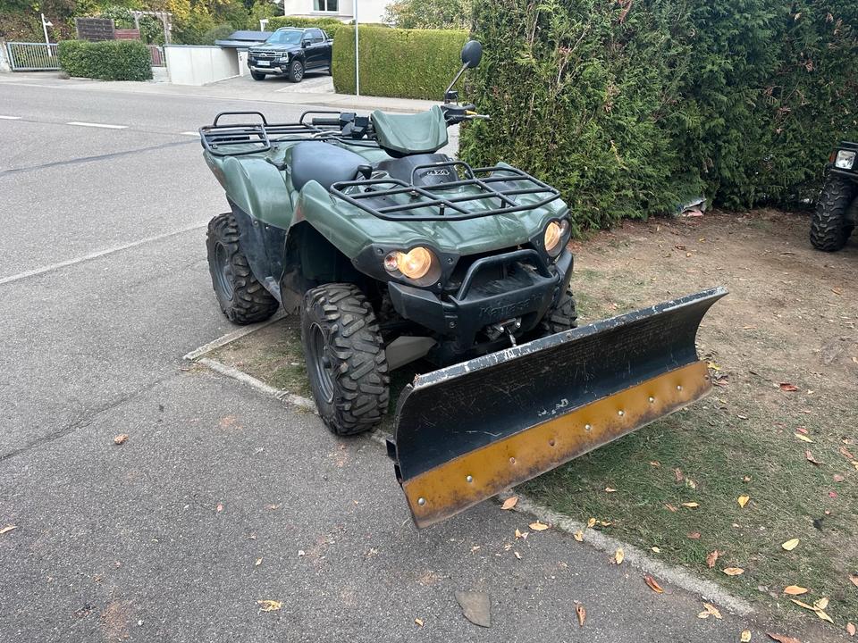 Kawasaki kvf 750 quad mit schneeschild 2006 — vehicle for AFU Ukraine