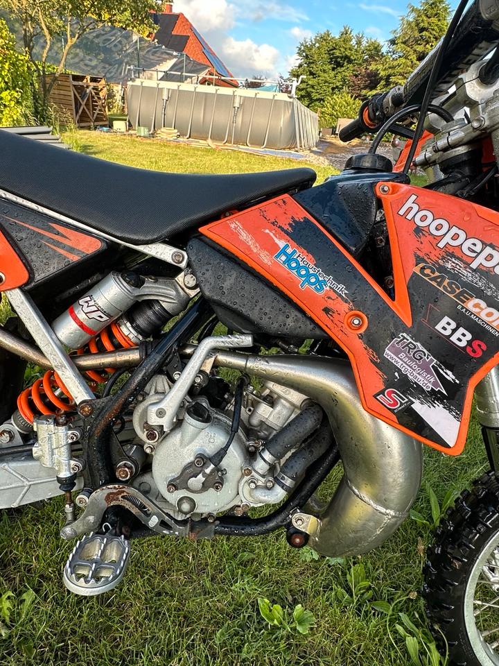 KTM 65 SX Cross Motorrad 2009 — rear view