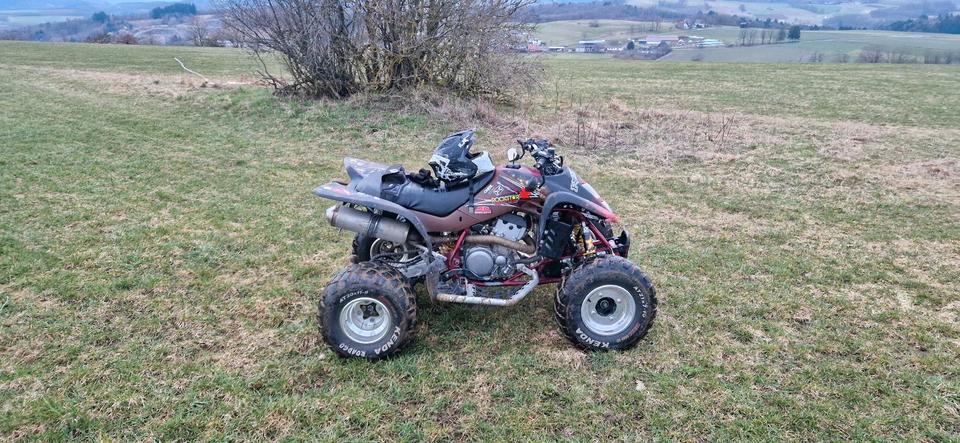 Suzuki ltz 400 Baujahr das letzte Vergaser model 2008 — interior
