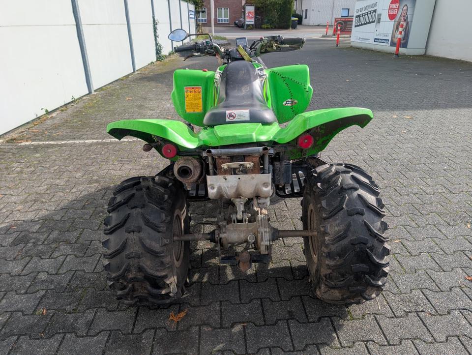 Kawasaki KFX 700 Quad LOF ZULASSUNG 2005 — rear view