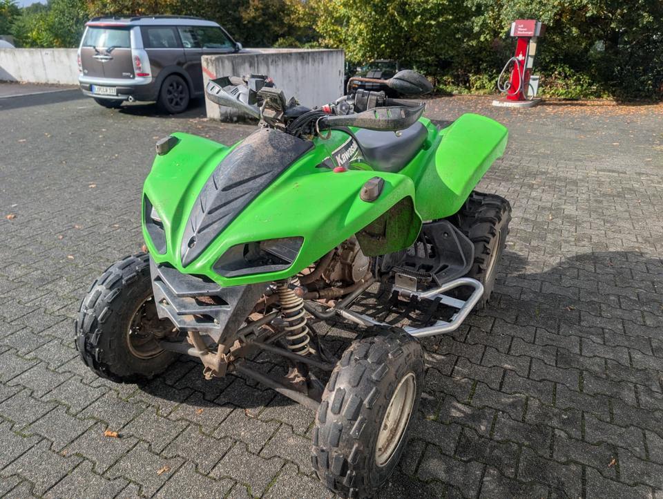 Kawasaki KFX 700 Quad LOF ZULASSUNG 2005 — engine 697 ccm