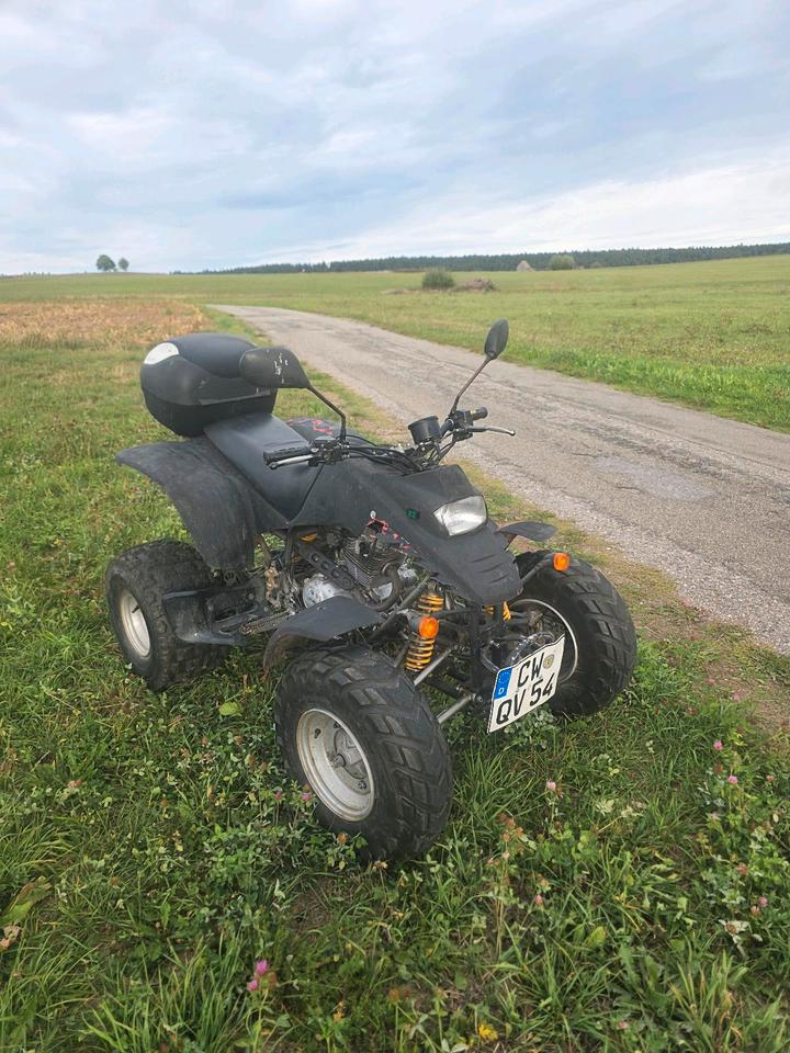 Weitere Motorräder Gelöscht • quad atv scm ram barossa 150 verkaufe tausche 2004 — rear view