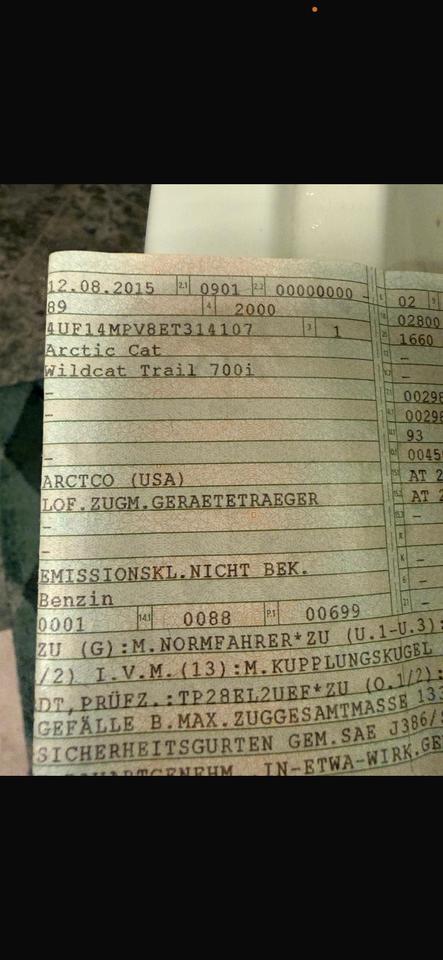  Artic Cat Wild Cat Quad Buggy SidebySide 2 Sitzer AHK Nur 1774km 2015 — photo 5