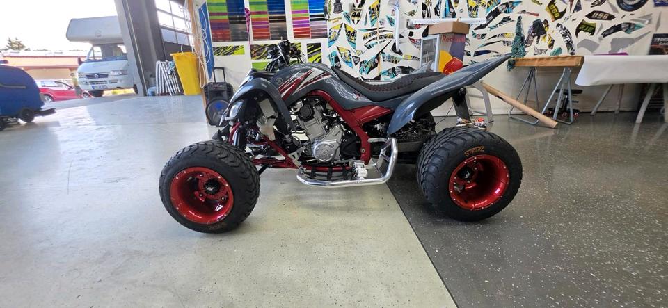 Yamaha Raptor 700 yamaha yfm 700r 2007 — rear view