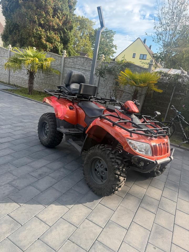  Gelöscht • Quad Arctic cat 650 Allrad 4x4 LOF AHK 2010 — rear view