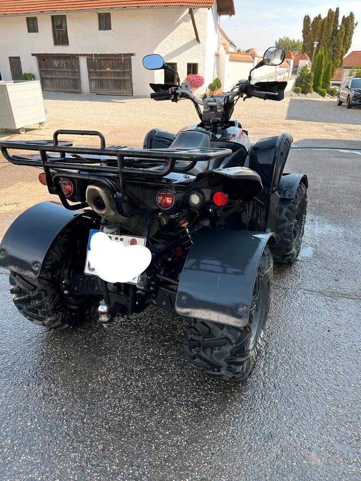 Weitere Motorräder Gelöscht • TGB Target 550 , Quad mit Koffer 2011 — rear view