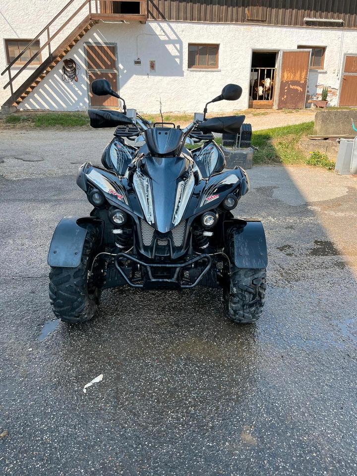 Weitere Motorräder Gelöscht • TGB Target 550 , Quad mit Koffer 2011 — engine 503 ccm