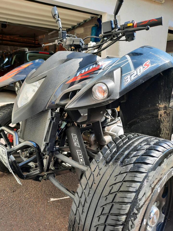 Weitere Motorräder Quad Adly Hurricane 320s Flat mit Nerfbars 2010 — photo 5