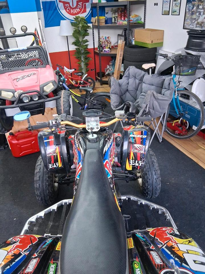 Yamaha Raptor yfm 660r 2004 — rear view